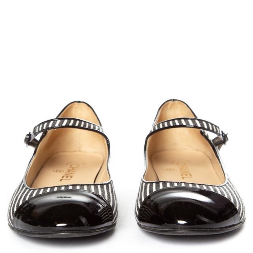 🔖SOLD🔖 EUC! Chanel Mary Jane Flats 39 - Picture 6 of 15